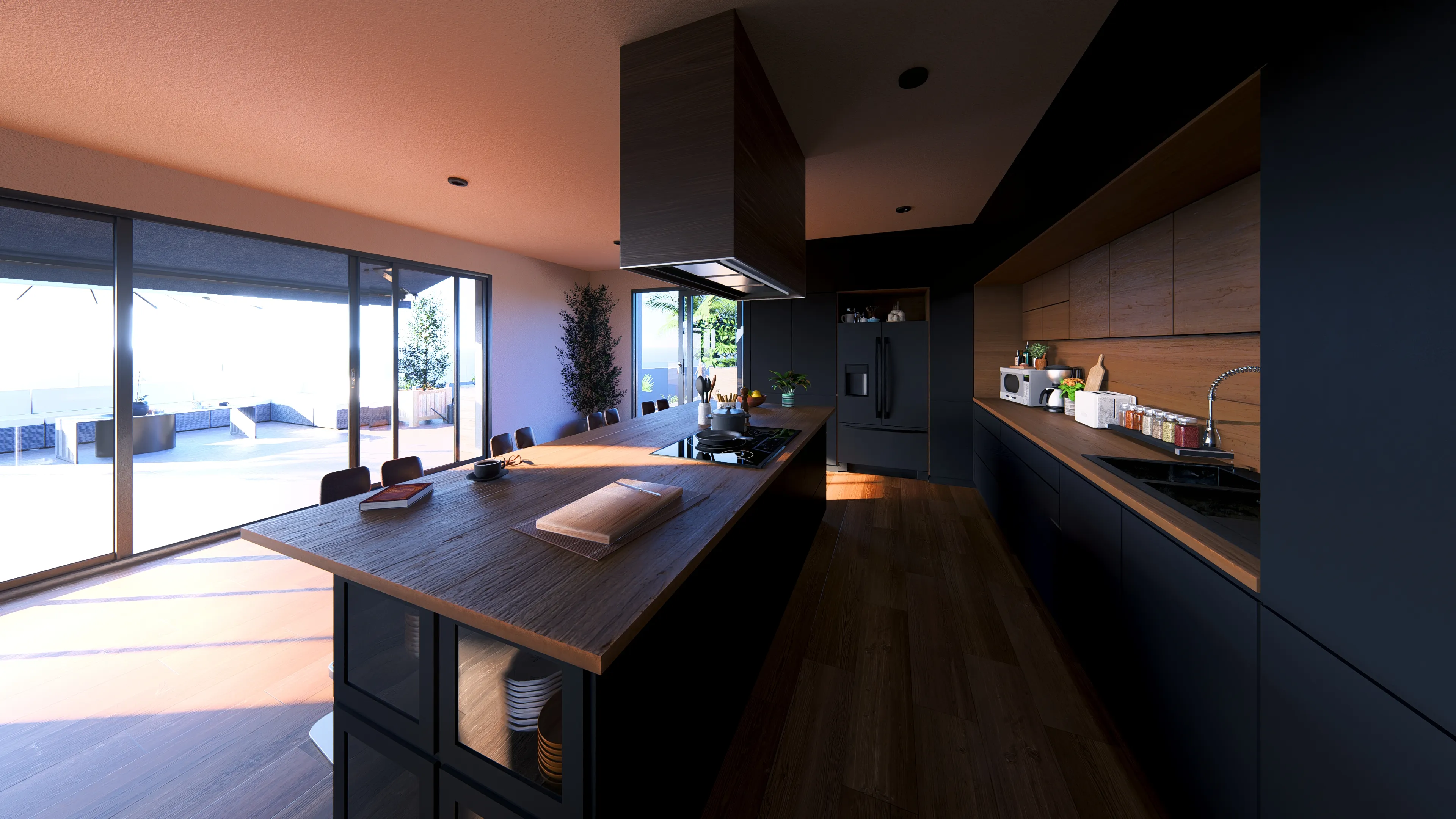 Render interior cocina