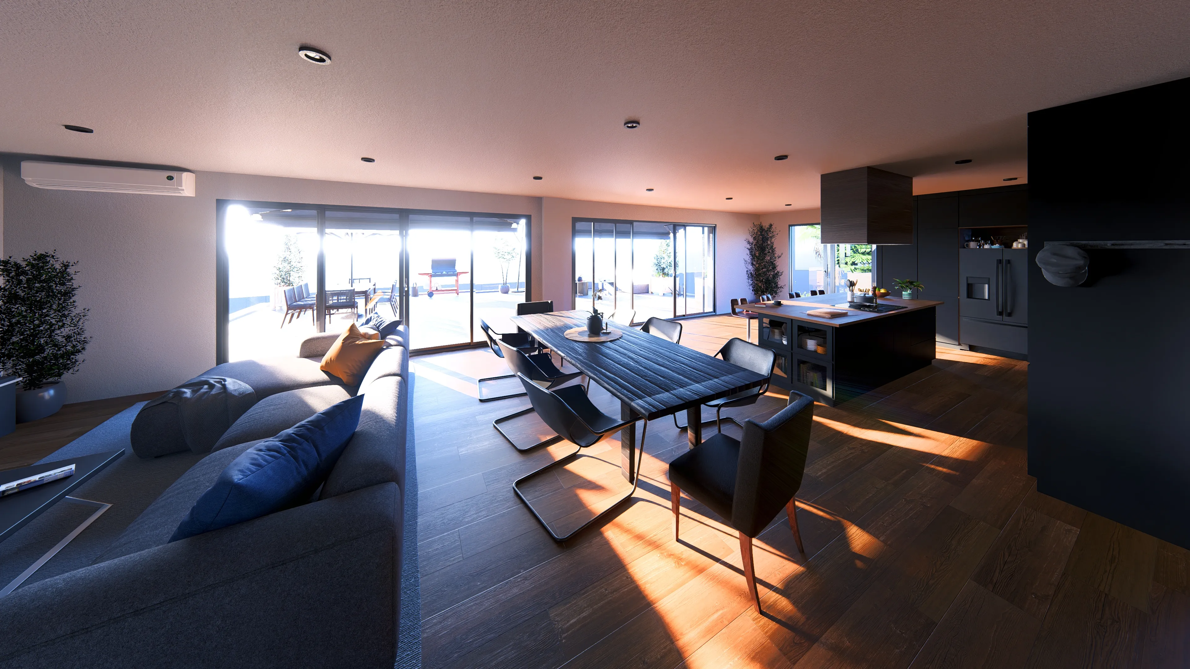 Render interior comedor