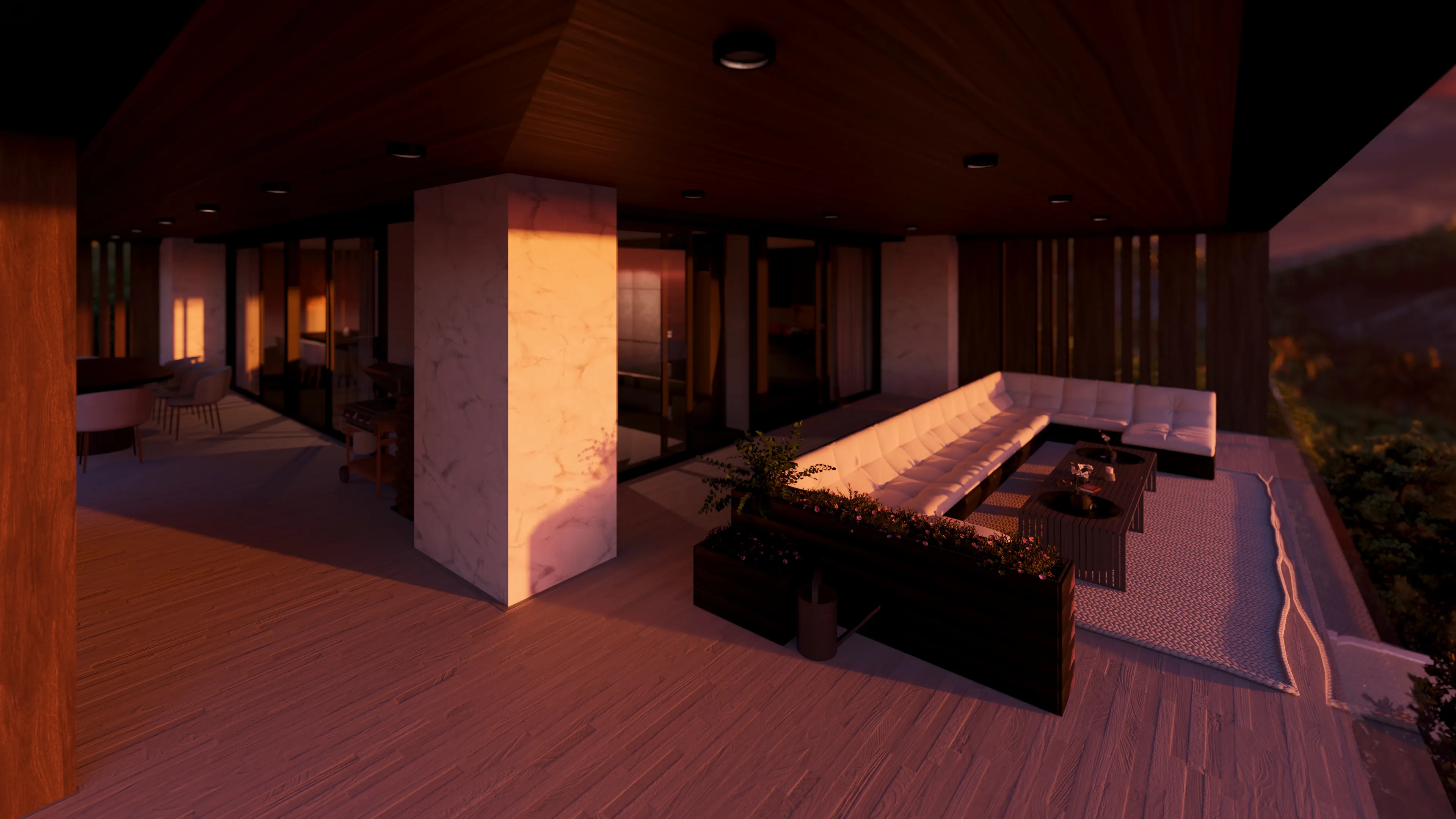 Render exterior terraza